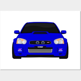 IMPREZA DARK-BLUE Posters and Art